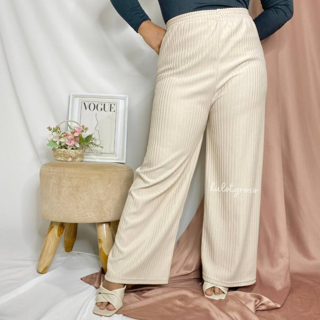 KULOT PREMIUM HIGHWAIST BASIC HORNET / KULOT PANJANG HORNET KOREAN STYLE