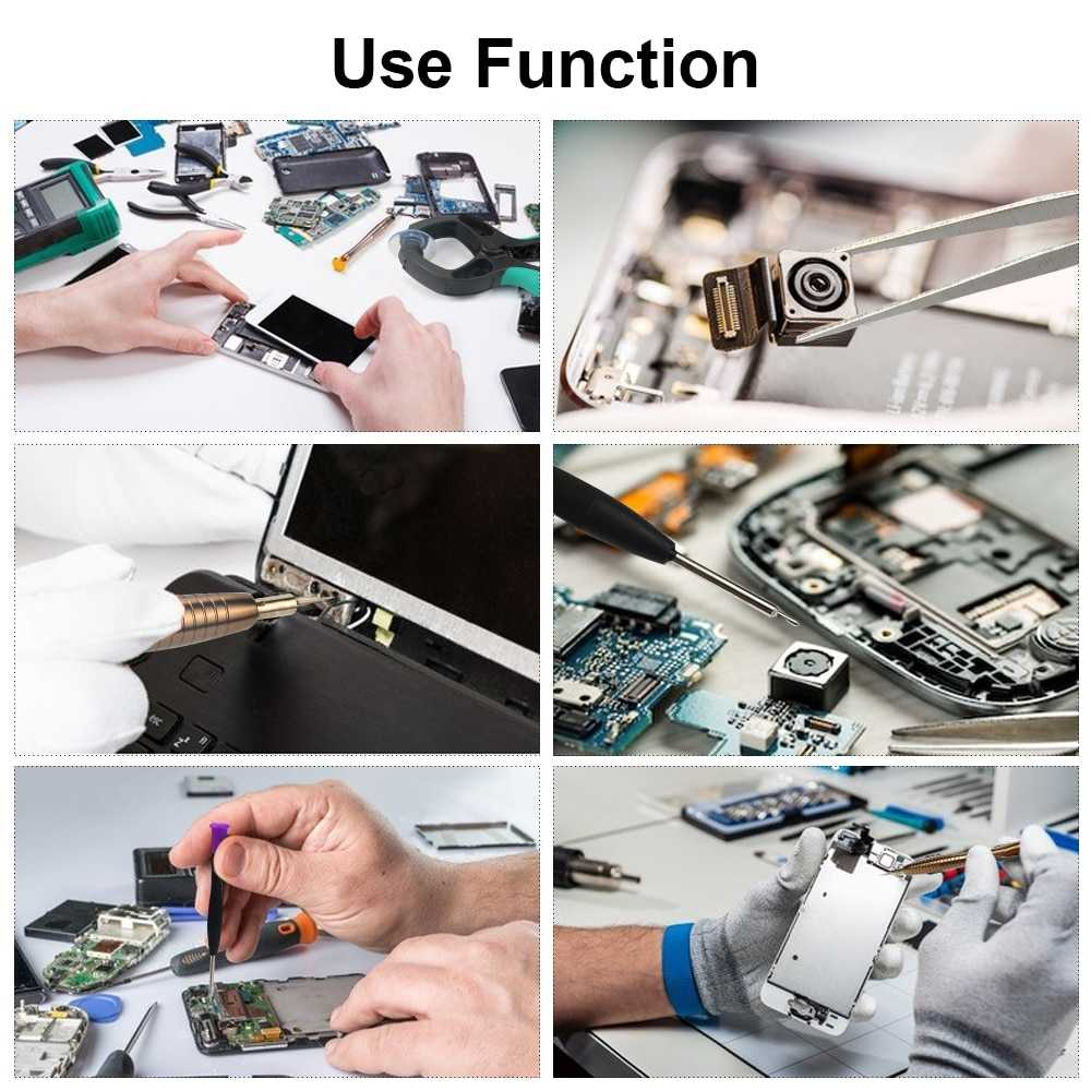 Reparasi Smartphone 45 in 1 Repair Tools Set Peralatan Reparasi Alat Elektronik Handphone Tablet Laptop