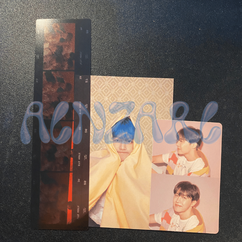 (READ DESC) BTS map of the soul persona photo film, v postcard, jhope ver 1 photocard