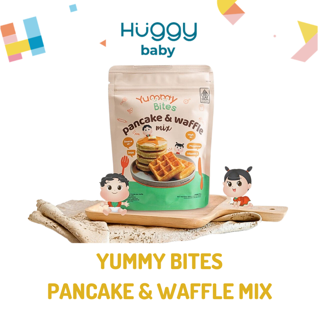 Yummy Bites Pancake &amp; Waffle Mix | Snack Makanan Bayi