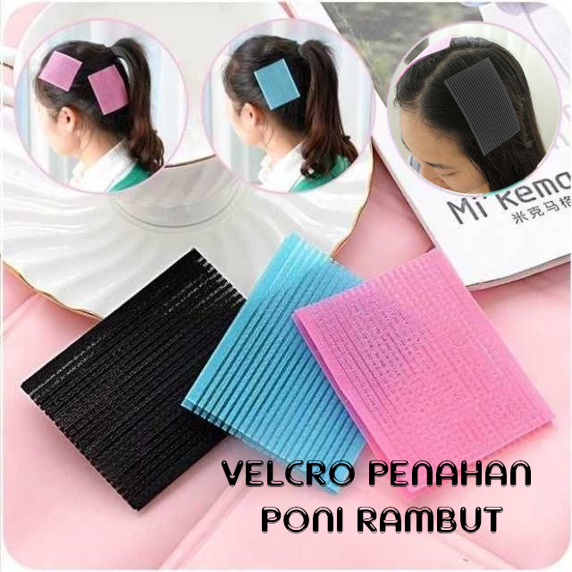 JEPIT TEMPEL Penahan Poni - Tempelan Rambut - Hair Velcro - Koyo Rambut – Jepitan Tempel – Jepit Poni Magic Hair