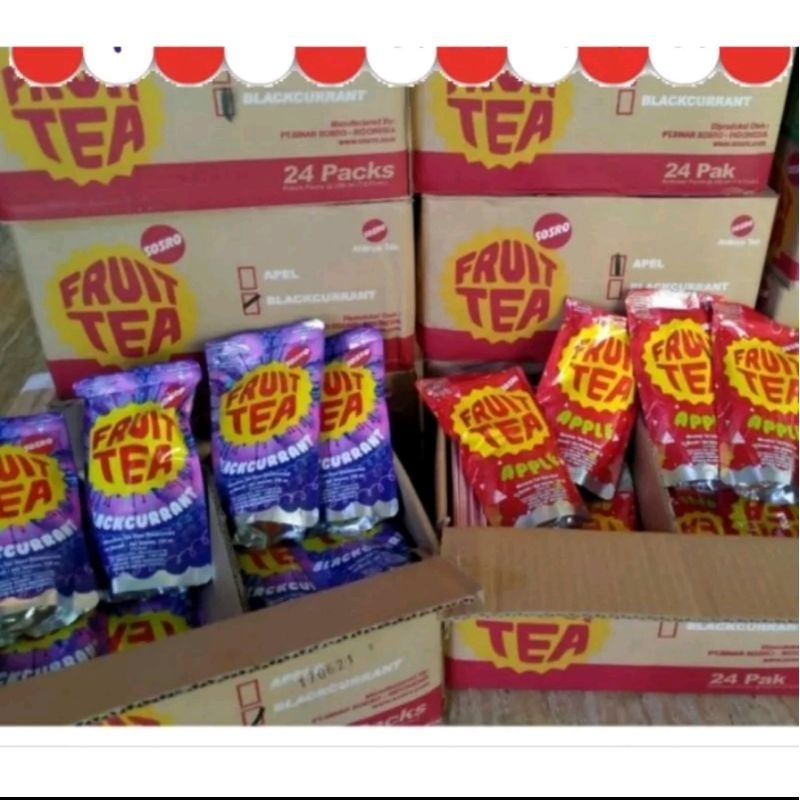 

Fruit Tea Pouch 200ml 1Dus (Blackcurrant dan Apel)