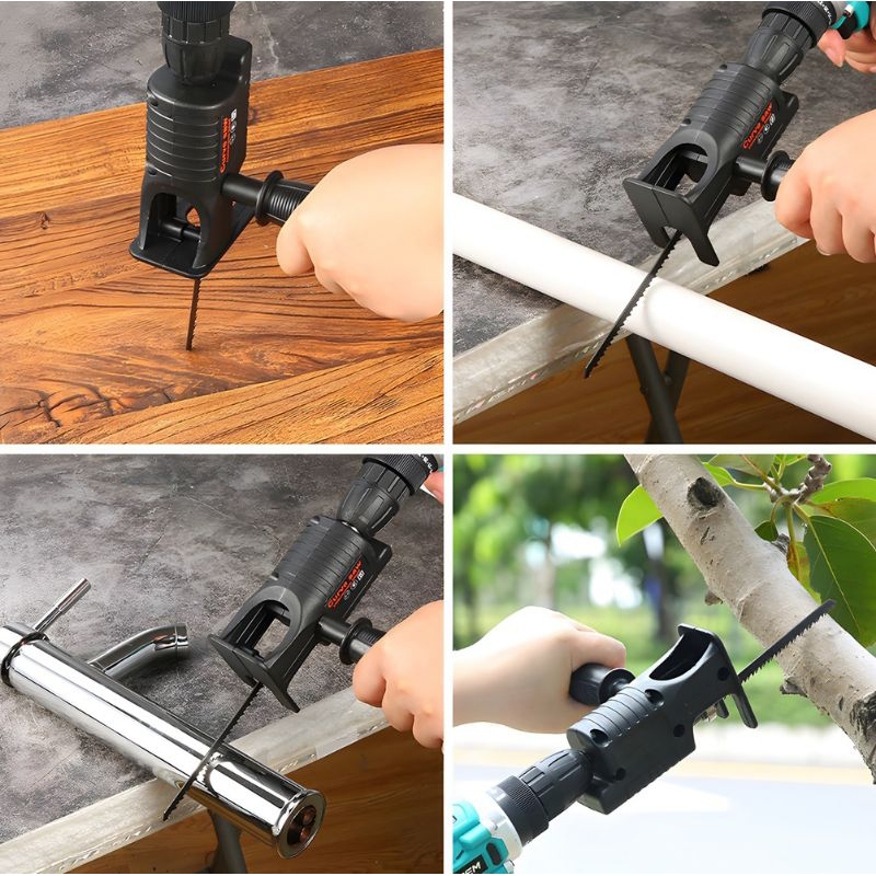 ADAPTOR BOR GERGAJI ADAPTER BOR RECIPROCATING JIG SAW DRILL GERJAGI KAYU BESI