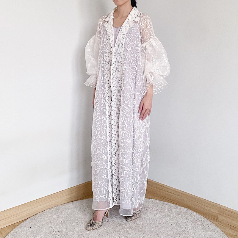 KINA ATELIER - Kembang Outer in broken white