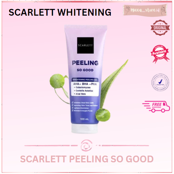 [MS] SCARLETT WHITENING PEELING SO GOOD GEL /BPOM