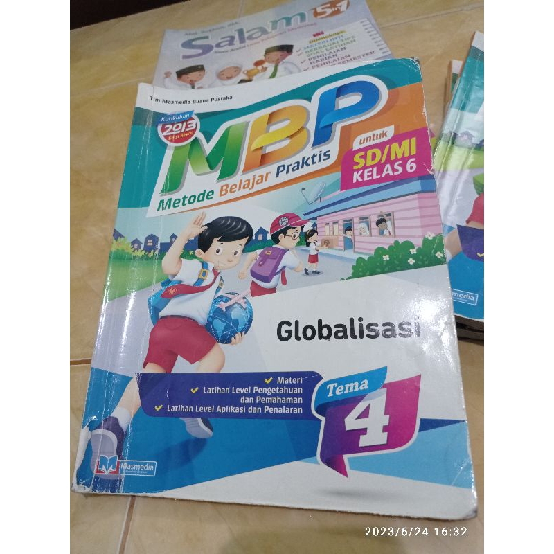 buku bekas kelas 6 MBP 4 penerbit MASMEDIA