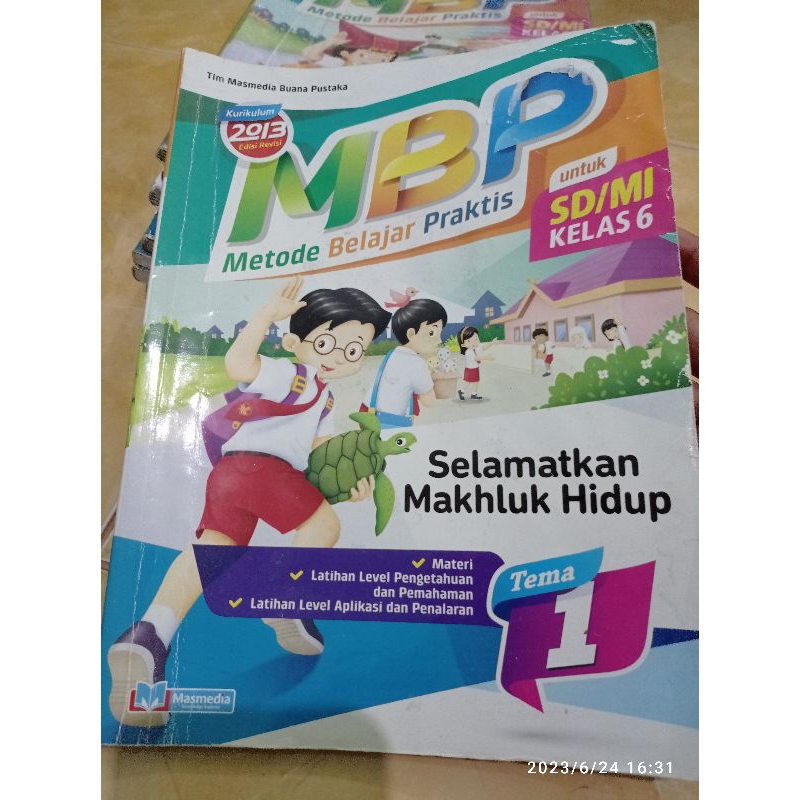 buku bekas kelas 6 MBP 1 penerbit MASMEDIA