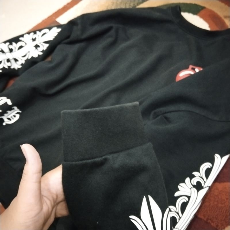 Chrome Hearts x Rolling Stone Crewneck