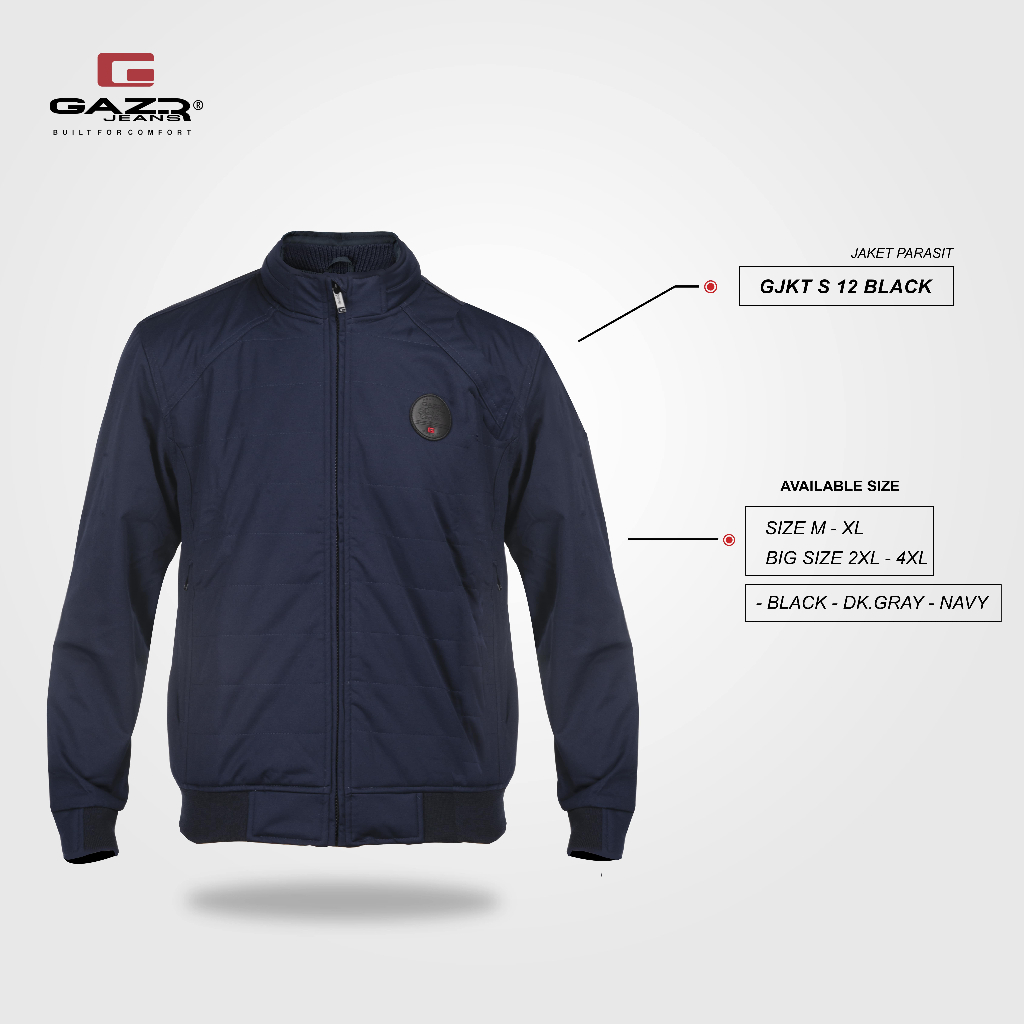 JAKET PARASIT STANDART GAZR JEANS GJKTS12
