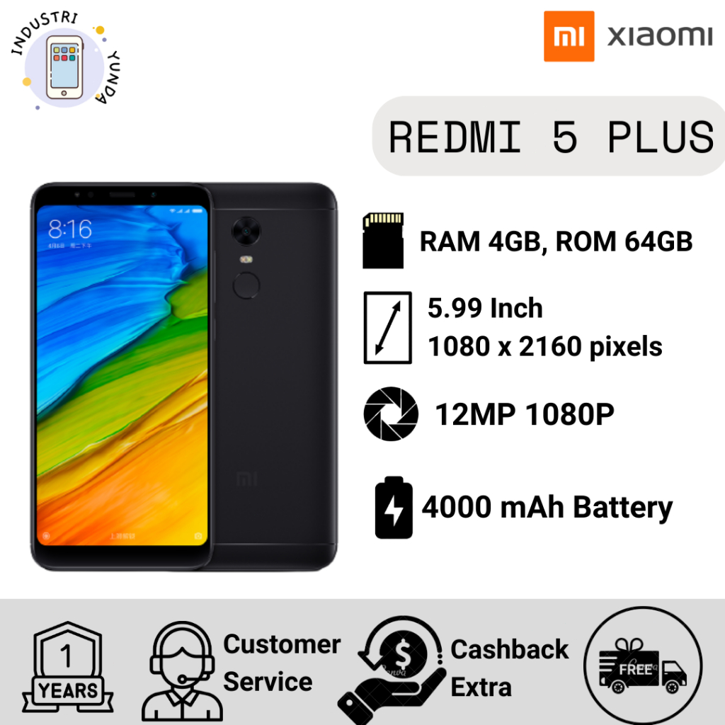 XIAOMI REDMI 5 PLUS 4/64 GB
