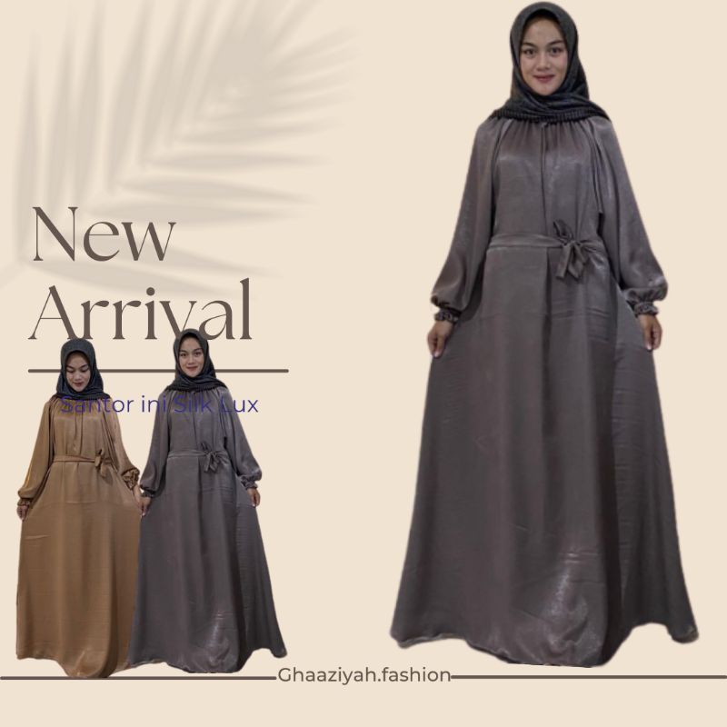 Santorini Dress Gamis Terbaru Santorini By Ghaaziyah fashion