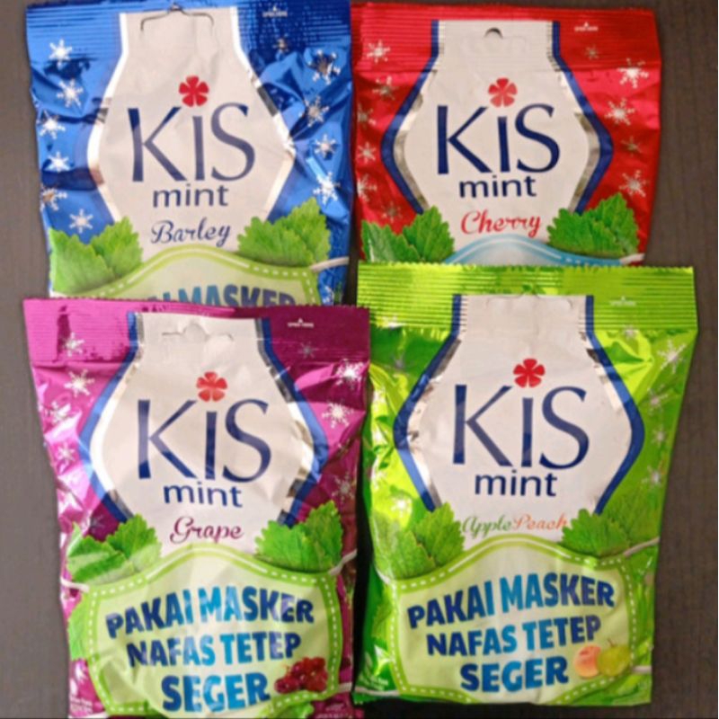 

permen kiss mint 125gr harum wangisegar