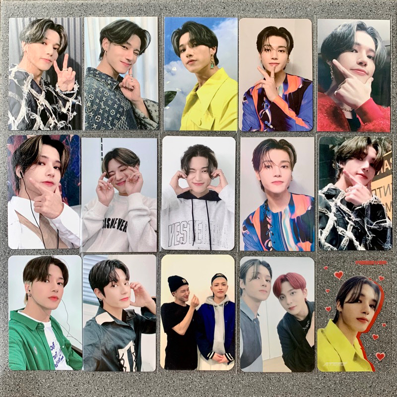 ATEEZ WOOYOUNG OFFICIAL PHOTOCARD PC A DIARY Z MMT FEVER PT 2 SYNNARA YGLOBAL MOKKET MAKESTAR 4.0 JO