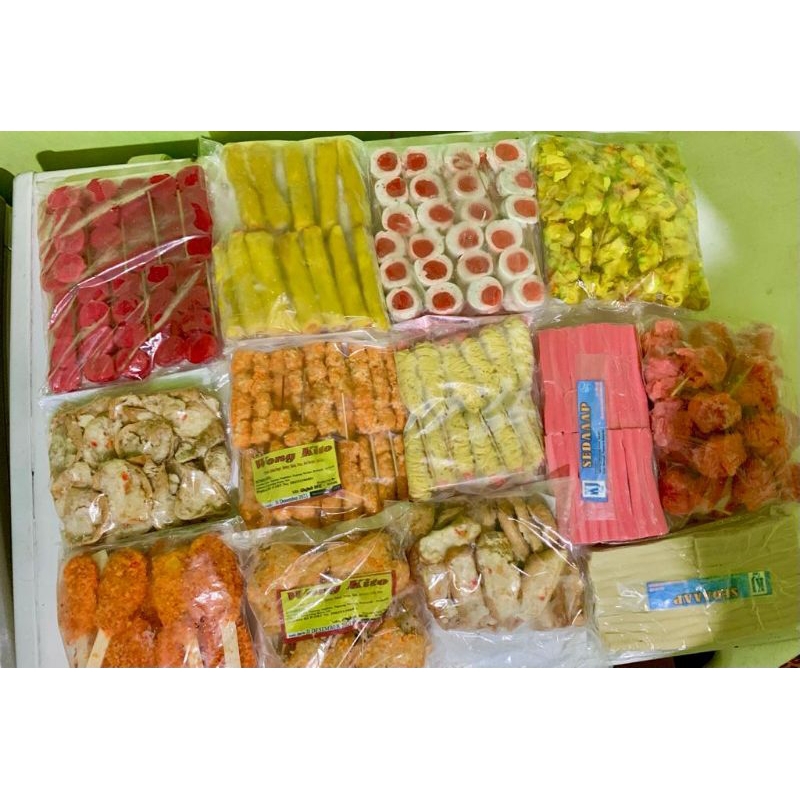 TERMURAH jajan SD tempura/jajan jadul/jajan jadul frozen/jajan SD/jajanan Sd/cireng/ frozen