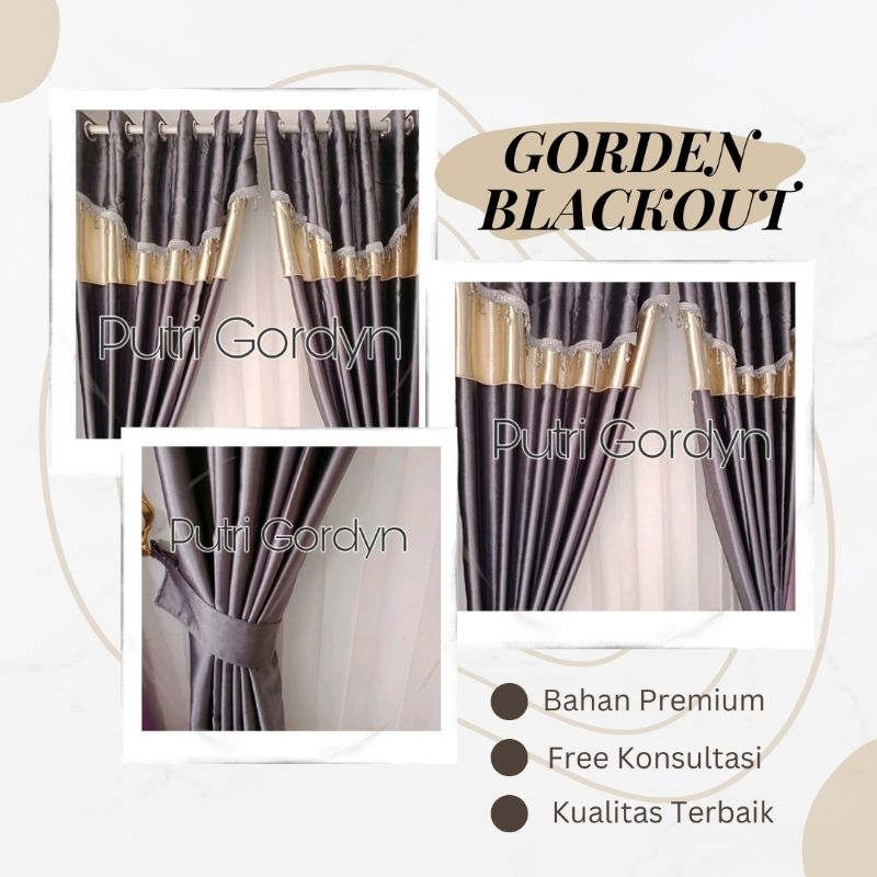GORDEN BLACKOUT PONI DOUBLE EMBOS ABU-ABU Crem