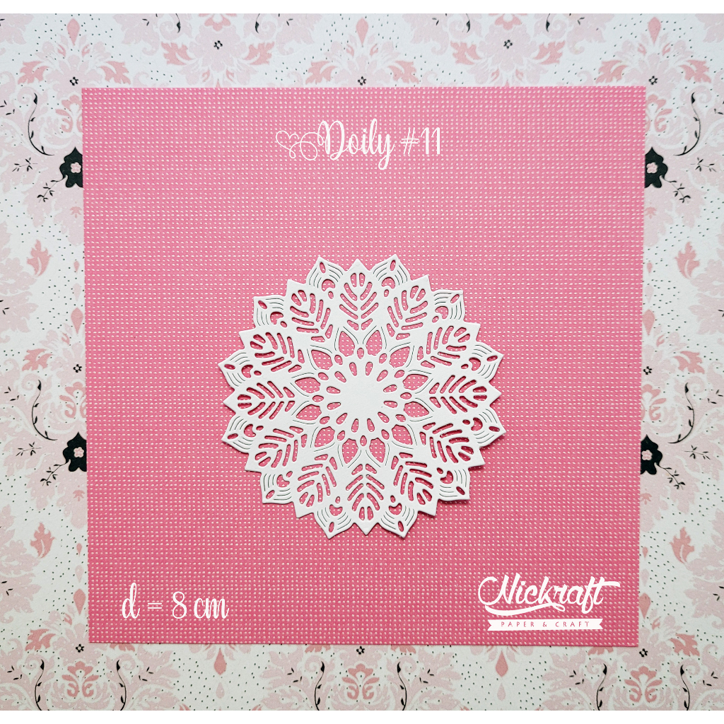 

DOILY #11 - Hiasan Scrapbook Jurnal Die Cut Doily Paper