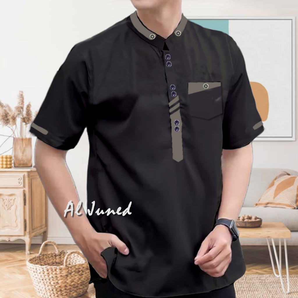 Atasan Murah 2026 Bju Kokoh Fashion Muslim Kkoh Koko Pria Remaja Kemko Import Modern 2026 Kameha Rem