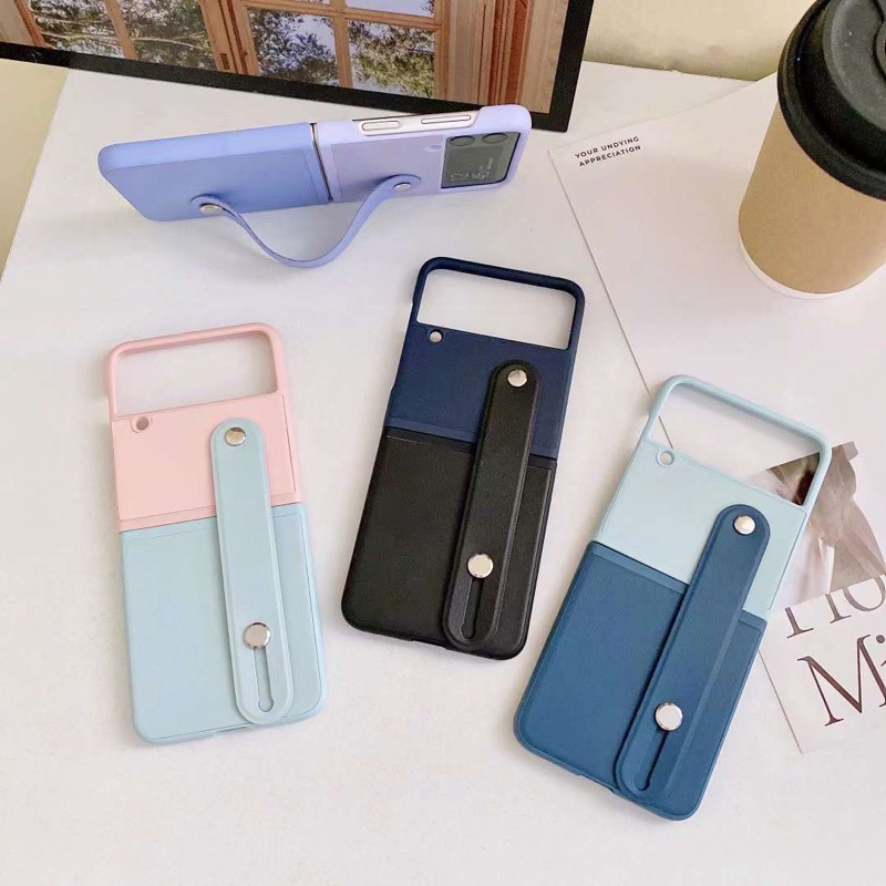 Samsung Z Flip 3 4 5 ZFlip3 Zflip4 Zflip5 Flip4 Flip3 Flip5 Korean Colorful Casing with Grip Case [SUPER CUTE]