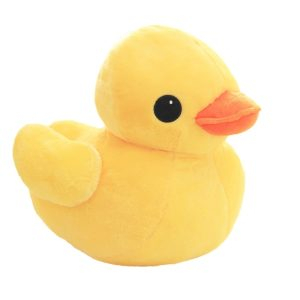 Mainan Boneka Anak Karakter Hewan Bebek Kuning Besar Lucu Imut Bisa Nyala Ukuran 40cm