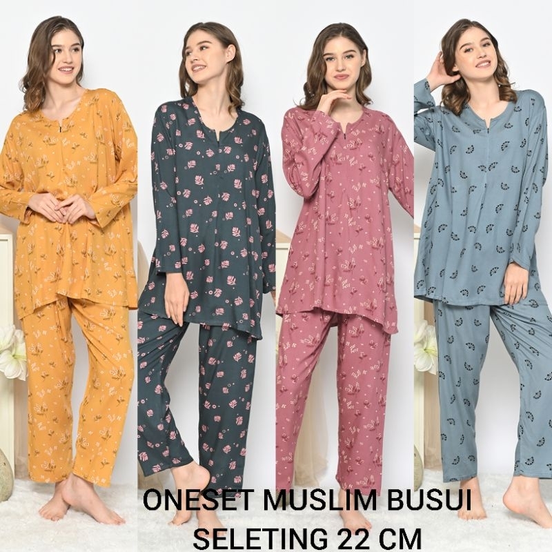 SETELAN RAYON BUSUI LENGAN PANJANG / ONESET  MUSLIM PAJAMAS DREAM