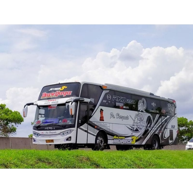 Miniatur bis bus viral kids panda tunggal jaya full fariasi lampu leed kelap kelip warna warni