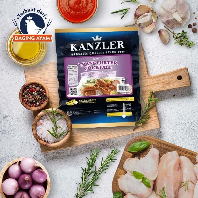 

Kanzler sosis frankfurter cocktail ayam