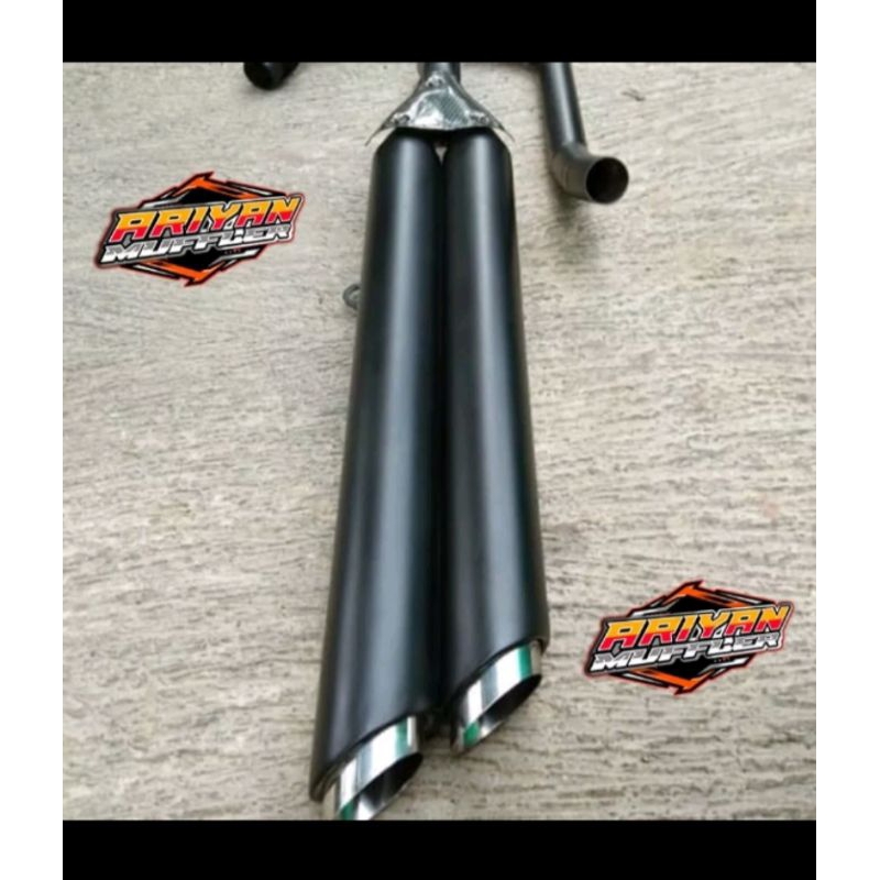 Knalpot Benelli Evo 200 Double