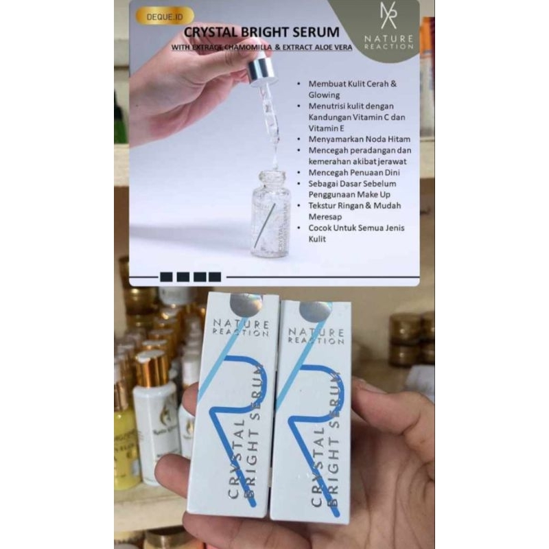 SERUM NR NATURE REACTION CRYSTAL BRIGHT SERUM ORIGINAL