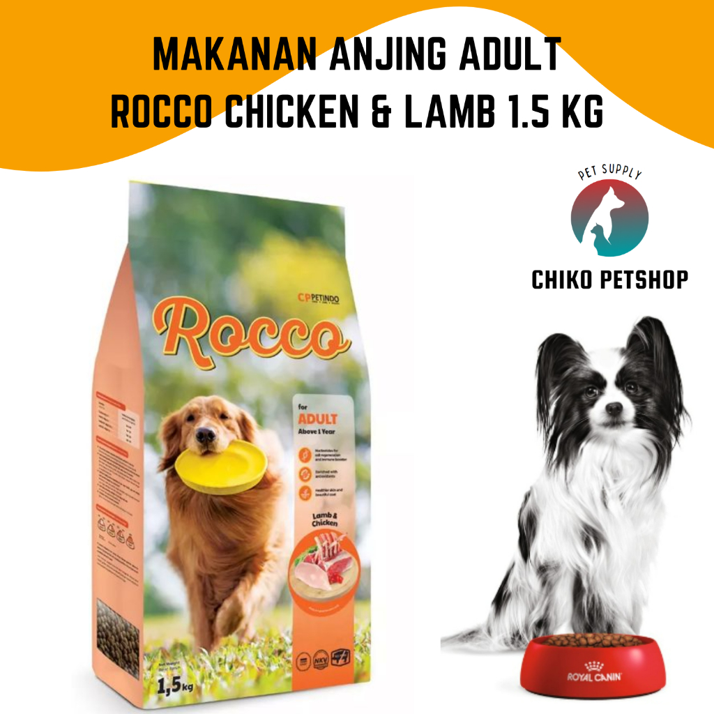 Makanan Anjing ROCCO Dry Food Dog Freshpack 1.5 kg