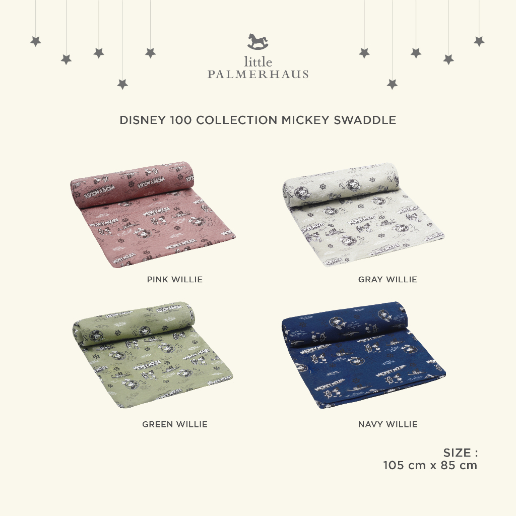 Little Palmerhaus Basic Swaddle Bedong Bayi Motif