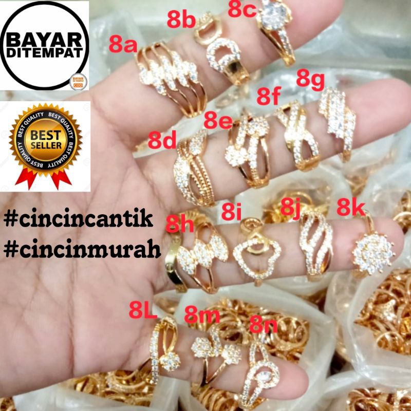 Cincin Cantik Murah Aneka Model 10 ribuan