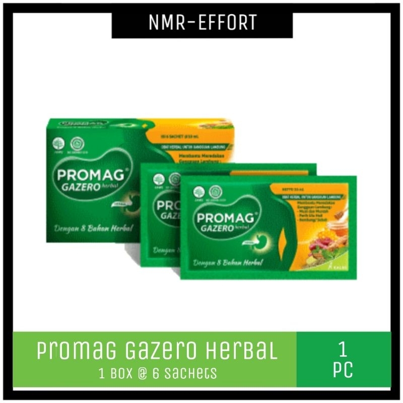 Promag Herbal 1 Box 6 SACHETS @ 10ml