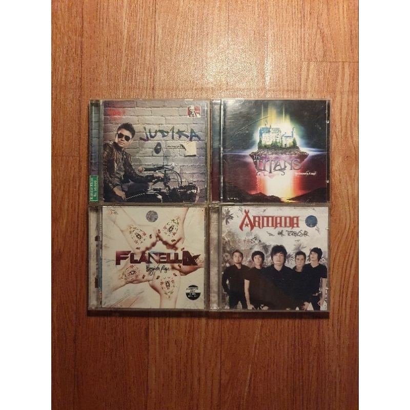 Cover CD Judika Armada Flanella The Titans ( Package ) Original