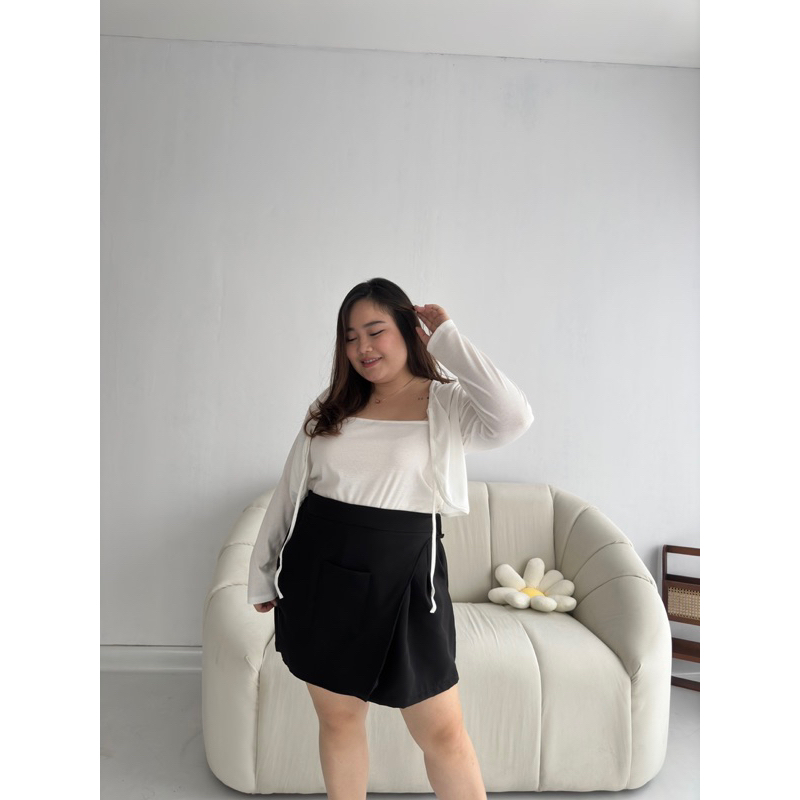 [ LittleBigCloth ] Lenka Skort // Bigsize Skort Wanita