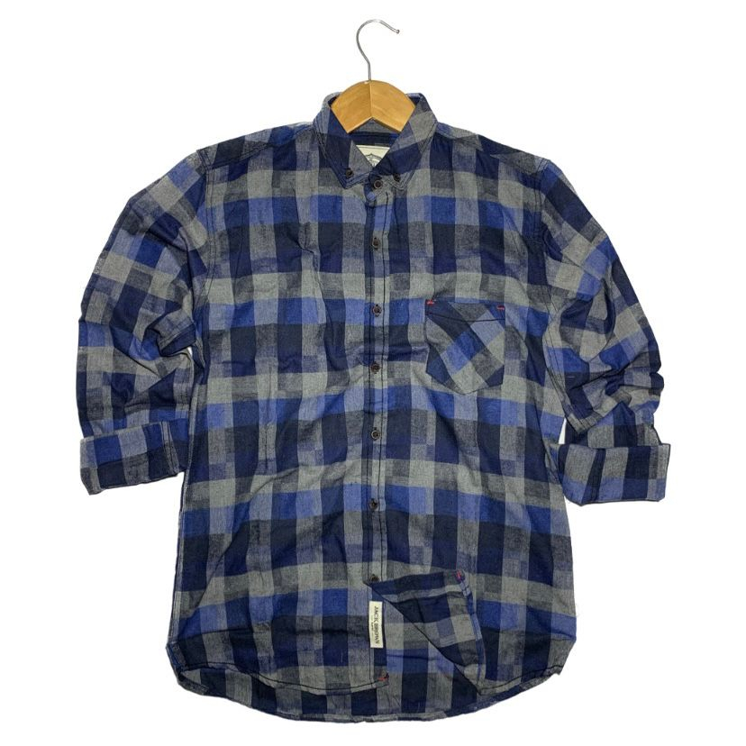 KEMEJA FLANEL JACK BROWN PREMIUM LENGAN PANJANG JB24