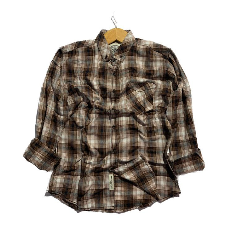 KEMEJA FLANEL JACK BROWN PREMIUM LENGAN PANJANG JB27