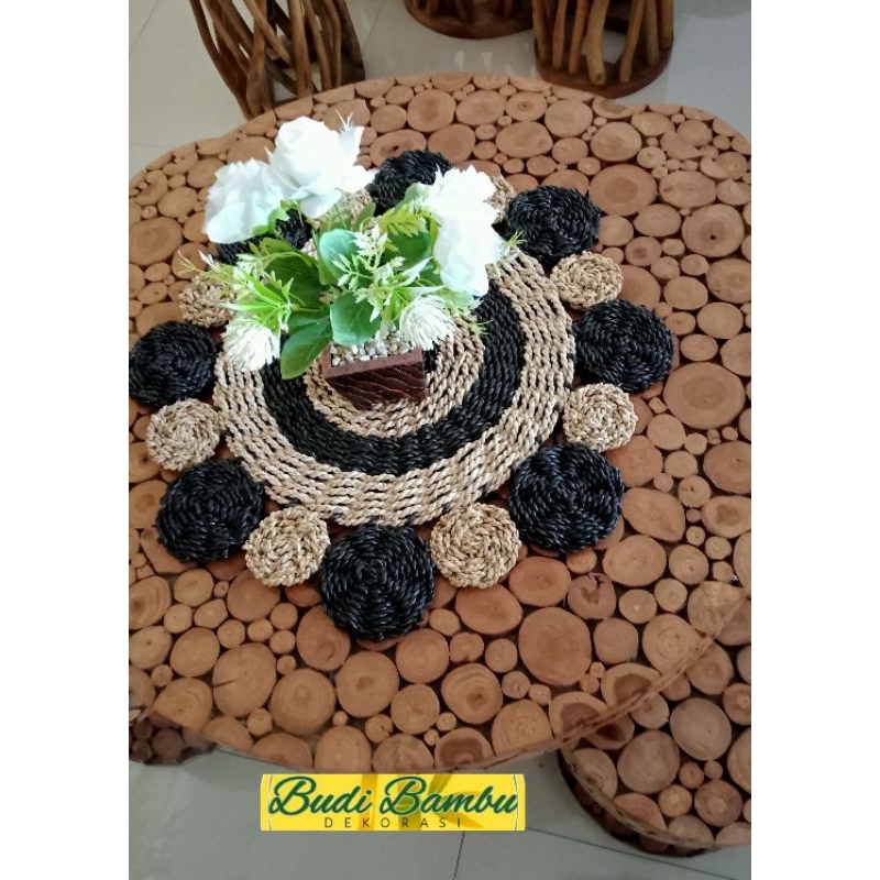 SET MEJA KOIN KAYU JATI / MEJA TERAS / MEJA TAMAN / MEJA KAYU JATI