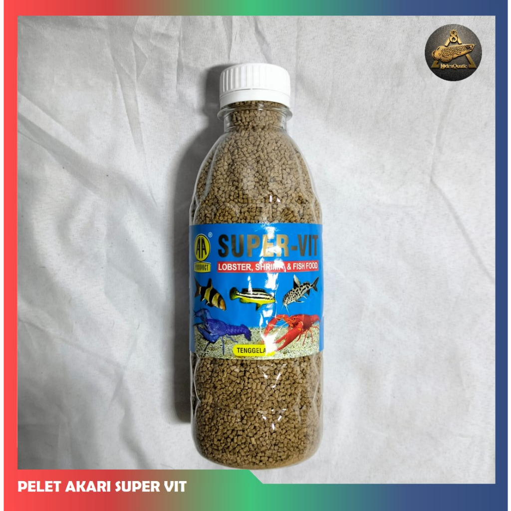 PELET UDANG ATAU LOBSTER AKARI SUPER VIT GROWTH BOOSTER AKARI SUPER VIT PELET IKAN HIAS PELET UDANG  PELET LOBSTER PELET IKAN IKAN HIAS