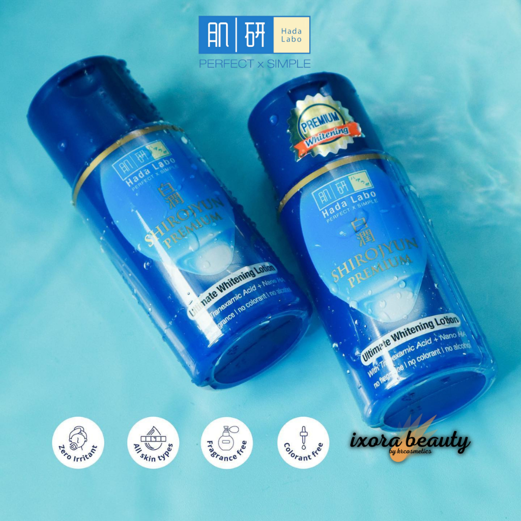 Hada Labo Shirojyun Premium Ultimate Whitening Lotion toner wajah 100 ml