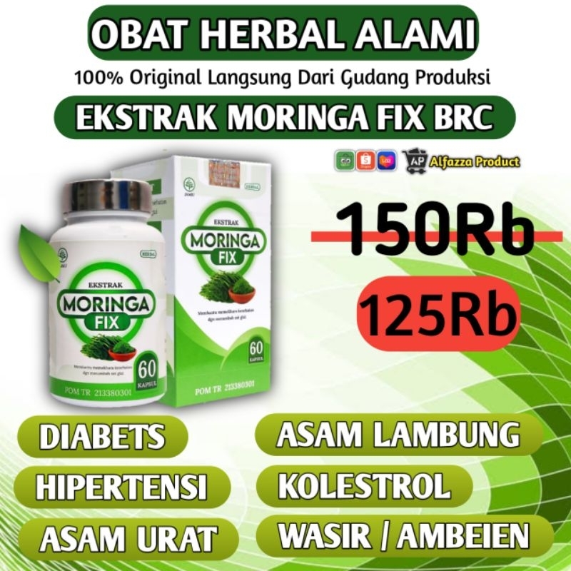 

Obat Herbal Asam Lambung | Exstra Daun Kelor Moringa Fix Brc