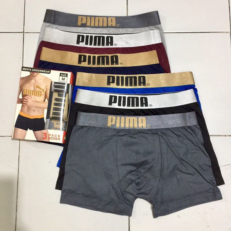 BEST SELLER !! 3pcs celana dalam pria boxer dewasa premium~ stok ready