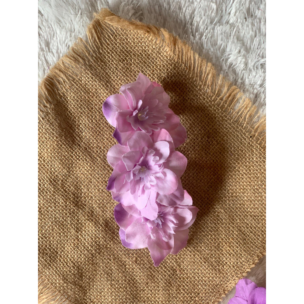 SEMANGGI SAKURA WARNA BARU/hiasan sanggul/bunga sanggul