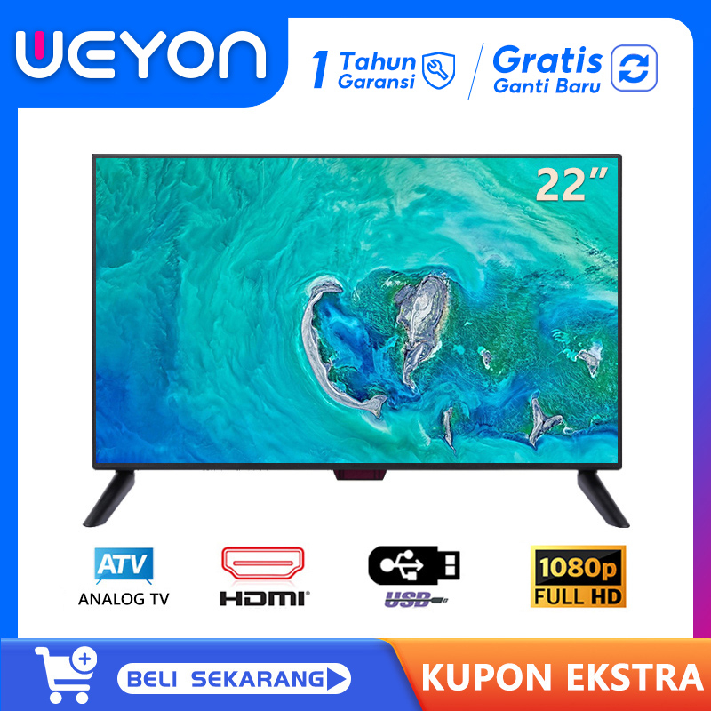 Weyon Digital TV 22 Inch Televisi LED Analog/Digital TV FHD