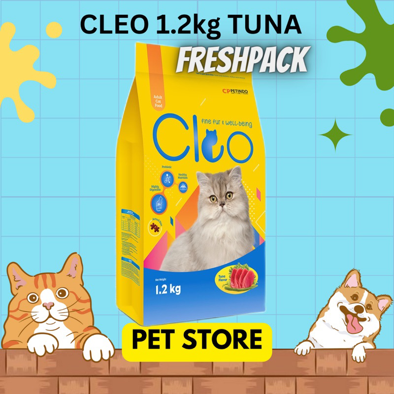 Makanan Kucing CLEO 1.2kg Freshpack Adult untuk kucing dewasa