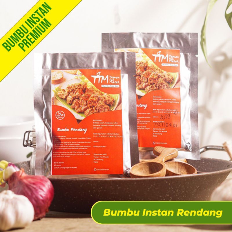 

BUMBU INSTAN RENDANG - TEMAN TUK MASAK (TTM)