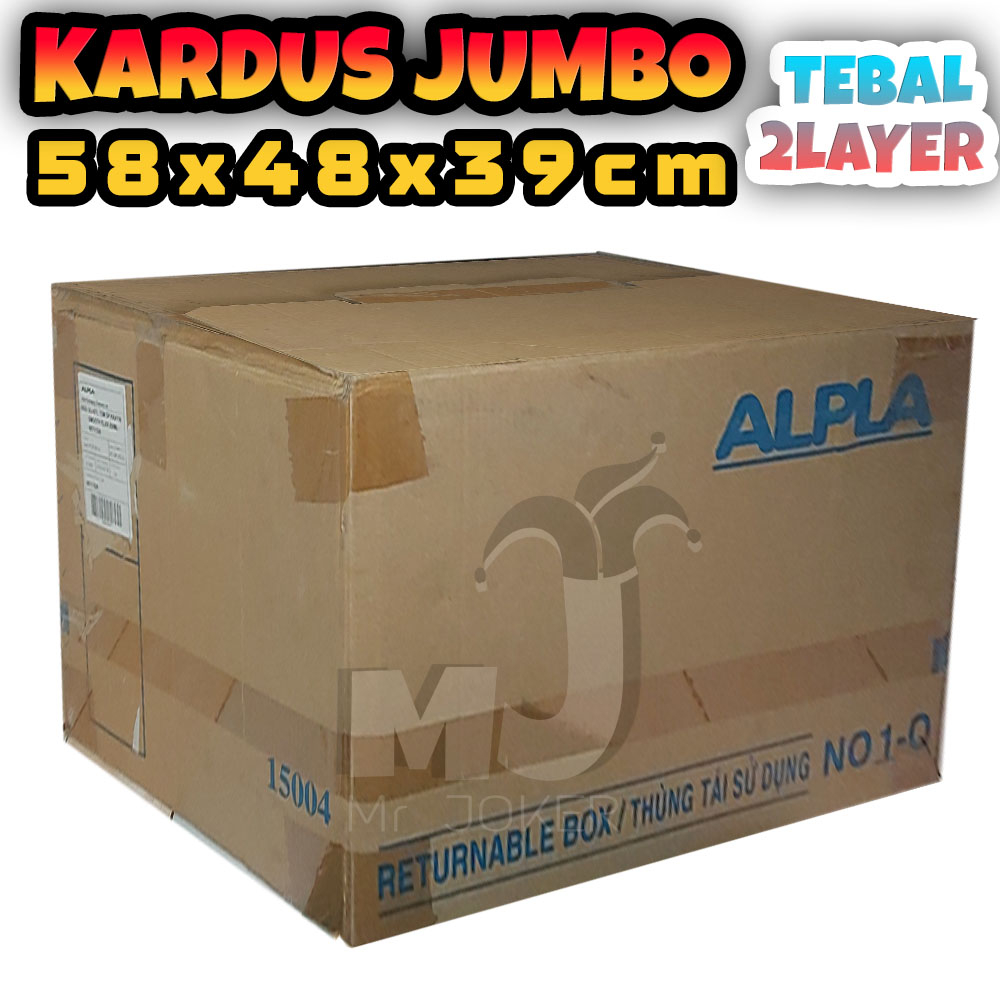 

Kardus Packing Besar Jumbo Bekas Pindahan Packaging Dus Tebal Box Pengiriman Kotak Penyimpanan 1ply 2ply Baru 2 layer 1 layer 2 ply 1 ply Super Karton Kemasan Murah Polos Paking Barang Kantor Arsip Kuat 60x40x40 Keras Single Double Wall Dynaplast 58x48x39