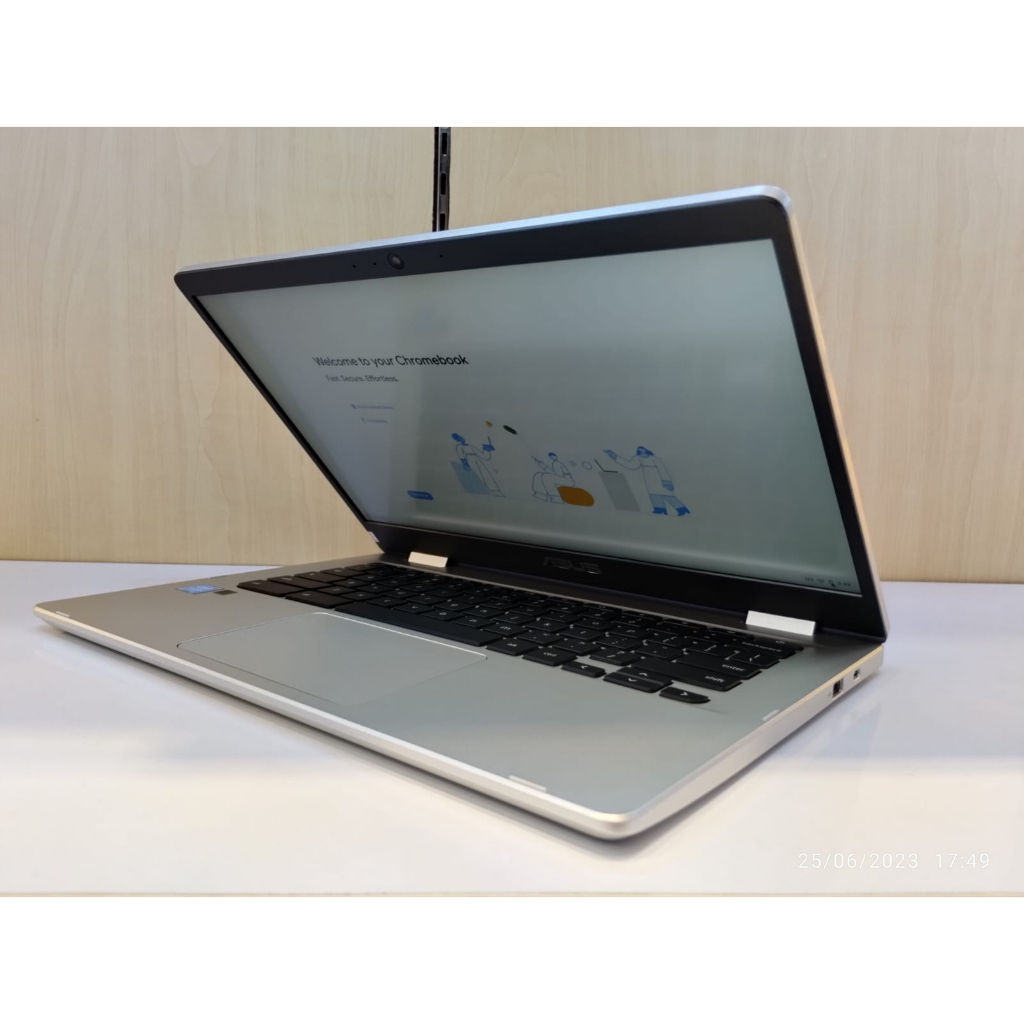 Laptop slim Asus Chromebook C424MA Intel N4020 RAM 4GB 256GB Full HD 14 Chrome OS