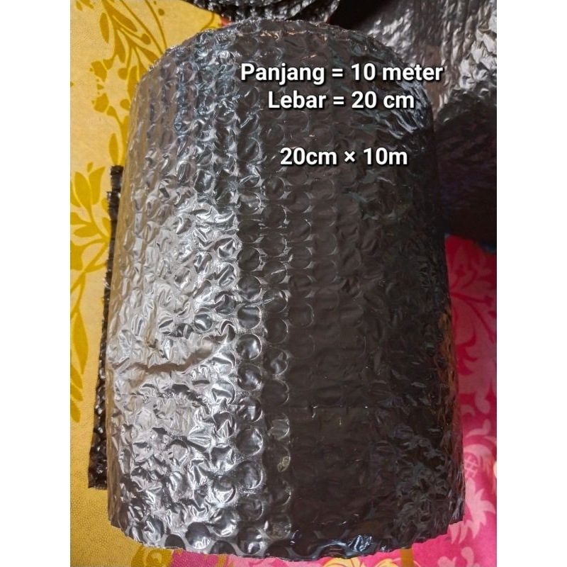 

BUBBLE WRAP BUBBLE WRAP ROLL 20CM × 10M WARNA HITAM
