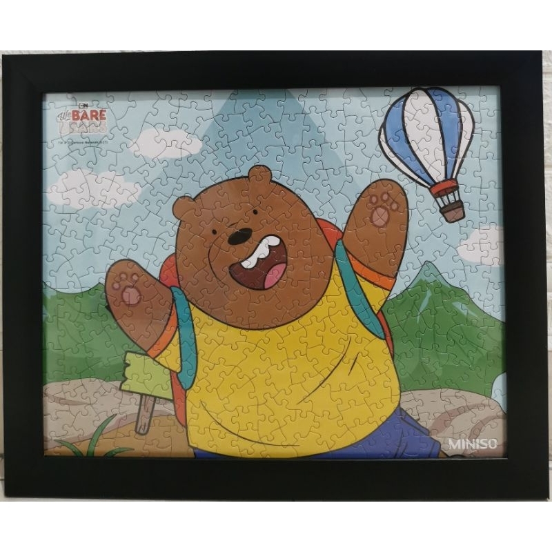 Puzzle 300 Miniso+Frame+Kaca