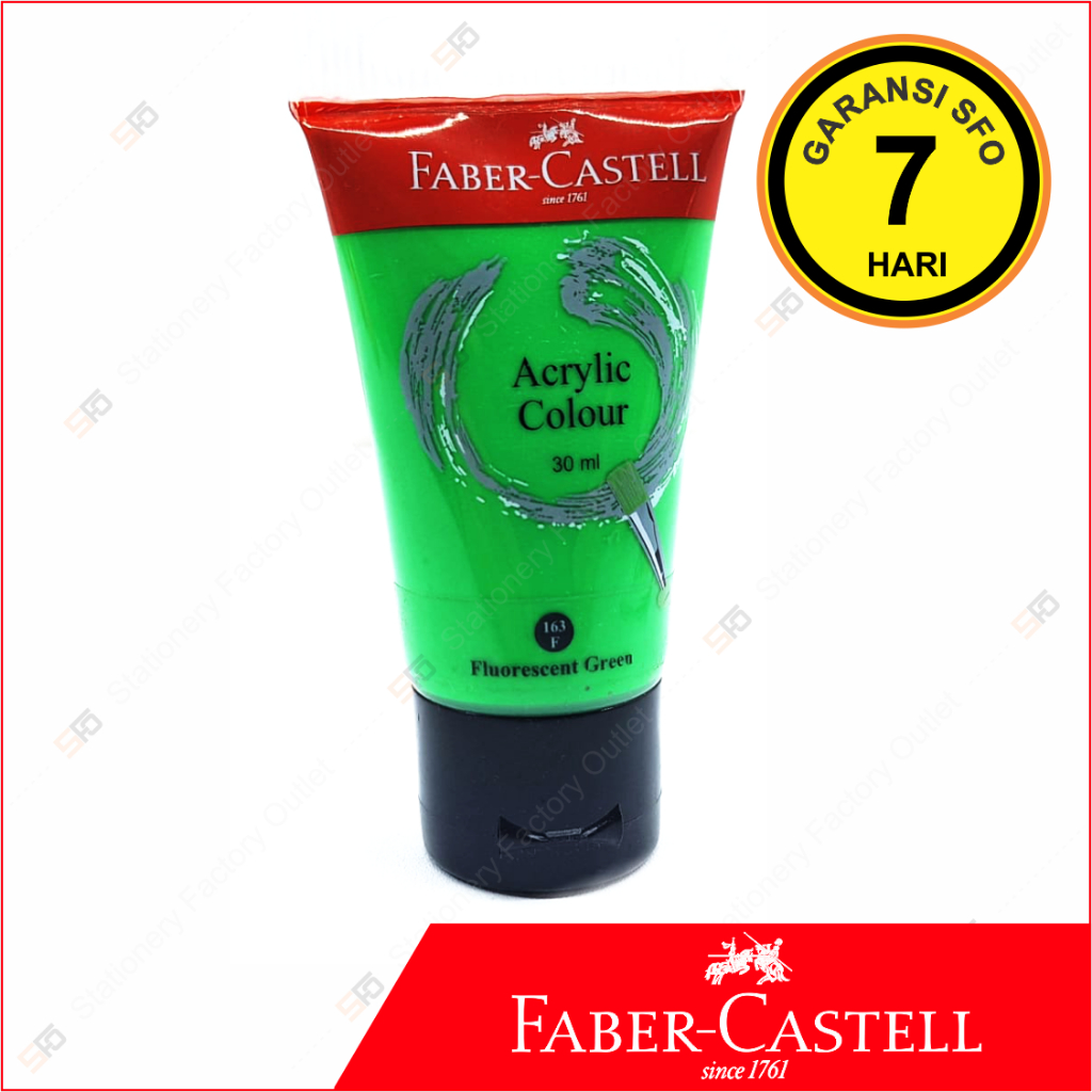 

Cat Acrylic Faber Castell 30ml - Fluorescent Green